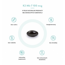 Witamina K2 Mk-7 naturalna witamina 100 mcg